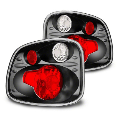 Raxiom 01-03 Ford F-150 Flareside Axial Series Version 2 Tail Lights- Black Housing- Clear Lens - T542832 Photo - Primary