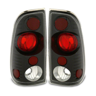 Raxiom 97-03 Ford F-150 Styleside Axial Series Version 2 Tail Lights- Carbon Fiber -Red/Clear Lens - T542846 Photo - Primary