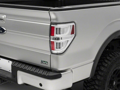 Raxiom 09-14 Ford F-150 Styleside G2 LED Tail Lights- Chrome Housing- Clear Lens - T542857 Photo - Primary