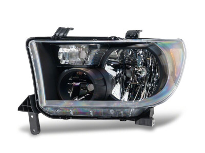 Raxiom 07-13 Toyota Tundra OEM Style Headlights- Black Housing- Clear Lens - TU31281 Photo - Primary