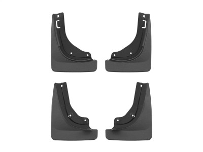 WeatherTech 2026 Tesla Model Y Front & Rear No Drill MudFlaps - Black - 110226-120226 Photo - Primary