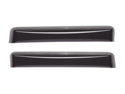 WeatherTech 12-18 Volkswagen Jetta/Jetta GLI Rear Side Window Deflectors - Matte Black - 81549IMB Photo - Unmounted