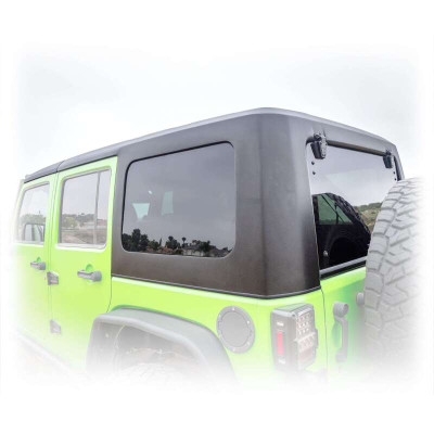 Turn Offroad 07-18 Jeep JK 4 Door Squareback Hardtop 2-Piece - White - HTJKSQ2-M4W Photo - Primary
