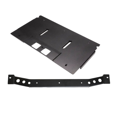 Cali Raised 2024+ Toyota Tacoma Transfer Case Skid Plate - Non-Hybrid / Steel / Powder Coat - CR4321 Photo - Primary