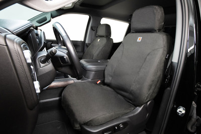 Covercraft 09-14 Ford F150 Carhartt Super Dux SeatSaver Front Row Custom Seat Cover - Gravel - SSC2412COGY Photo - Primary