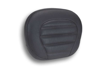 Mustang 15-25 Harley Free Wheeler Dble Stitch Deluxe Sissy Bar Pad Blk w/ Blk Thread - 86818 User 1