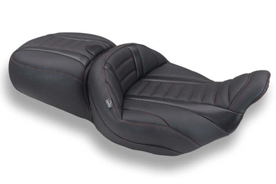 Mustang 23-26 Harley CVO Road Glide, Street Glide, Deluxe ST 1PC 2Up Blk w/American Beauty Thread - 89480AB User 1