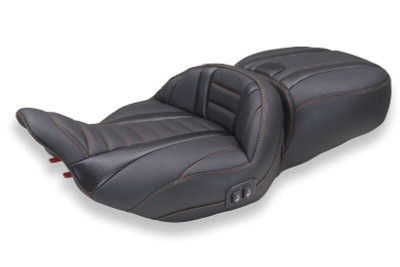 Mustang 23-26 Harley CVO Road Glide, Street Glide, Heated Deluxe ST 1pc 2Up Blk w/ M Org Thread - 89481MO User 1