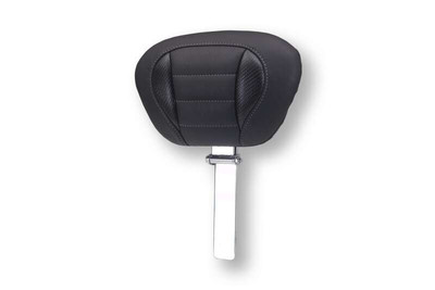 Mustang 23-26 Harley CVO Road Glide, Street Glide, Deluxe ST Driver Backrest Blk w/ GM Gray Thread - 89486GM User 1