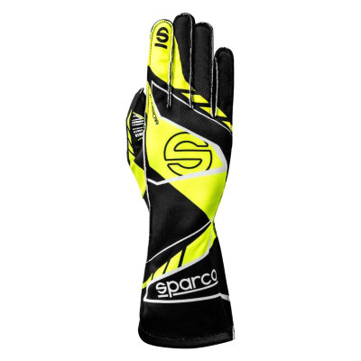 Sparco  K-Arrow+ Black and Yellow Karting Gloves Size 9 - BKG0003B0K08009 Photo - Primary