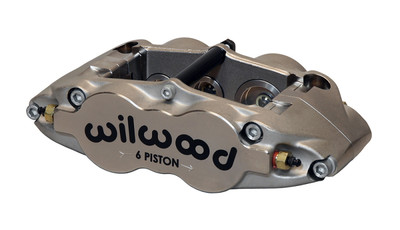 Wilwood Caliper-Narrow Superlite 6R-ST-RH - Nickel 1.62/1.12/1.12in Pistons 1.25in Disc - 120-13147-N Photo - Primary