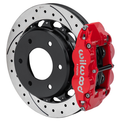 Wilwood kit rear DISC/DRUM FNSL4R C10/K10 1963-87/K5BLAZER1969-91 6LUG 2.46 12.88 drl rd - 140-18160-DR Photo - Primary