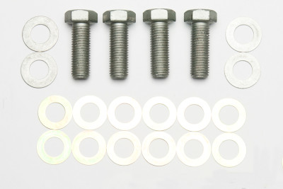 Wilwood bolt kit bracket to spindle M16-2.00 X45MM LG W/WASHER/SHIMS 4 pack - 230-14034 Photo - Primary