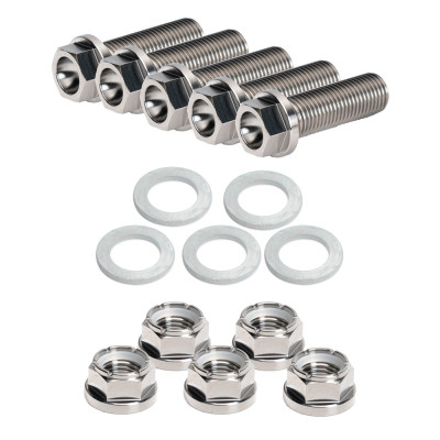 Wilwood bolt kit axle clamp 3/8-24X1.125 LG titanium - 230-17887 Photo - Primary