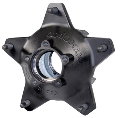 Wilwood hub starlite 55 std rear 1 ton bearing races black drilled stud - 270-16772BD Photo - Primary