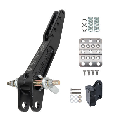 Wilwood kit pedal replacement dual brake floor MT adjustable ratio 5.25-6:1 trunnion - 340-16398 Photo - Primary
