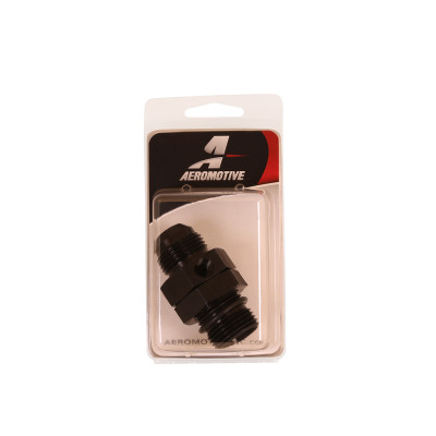 Aeromotive ORB-12 to AN-12 In-Line Gauge Adapter - 15742 Photo - out of package