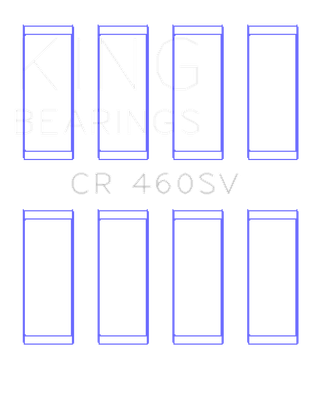 King Engine Bearings Audi/VW 1.9L/2.0L TDI Diesel Connecting Rod Bearings Set - Size +0.25mm - CR460SV0.25 Photo - Primary