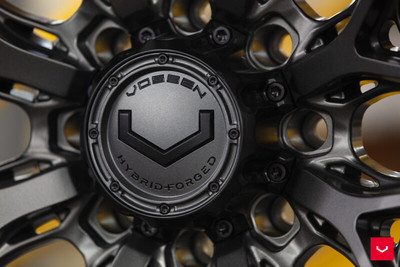 Vossen Hybrid Forged 8 Lug Cap  - Matte Gunmetal - CAP-VHF8L-MG Photo - Primary