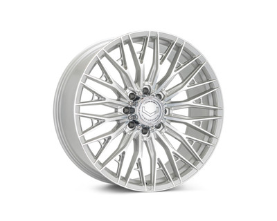 Vossen HFX-6 24X10 / 8X180 / ET15 / DEEP / 124.3 - Silver Polished - HFX6-4Z47-SP Photo - Primary