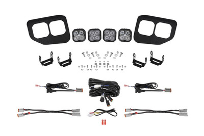 Diode Dynamics 20-22 Ford F-250/F-35/F-450/F-550 Super Duty SS3 Fog Pocket Kit - DD9011 Photo - Primary