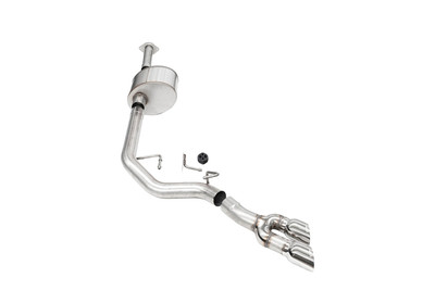 Corsa 15-20 Ford F-150 5.0L (145in WB) 3.0in Lightning Exit Catback w/ 3.5in Twin Polished Pro Tips - 21331 Photo - Primary