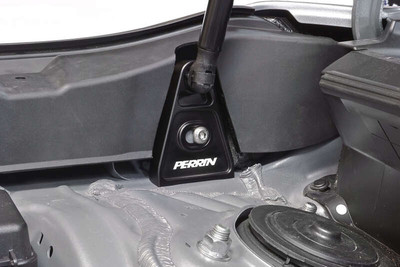 PERRIN 15+ Subaru WRX/STI High-Lift Hood Brackets (Black) - PSP-BDY-011BK User 1