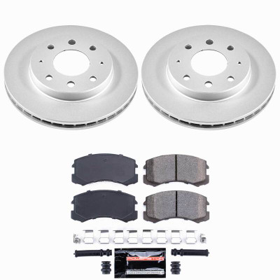 Power Stop 02-07 Mitsubishi Lancer Front Z23 Coated Brake Kit - CPK1092-23 User 1