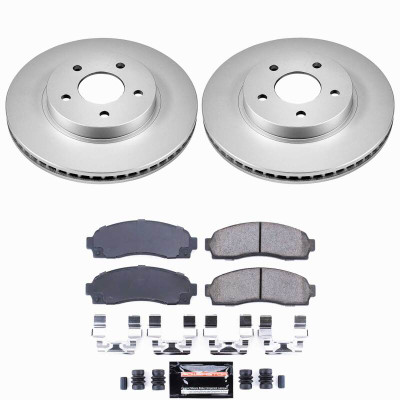 Power Stop 05-06 Chevrolet Equinox Front Z23 Coated Brake Kit - CPK1576-23 Photo - Primary