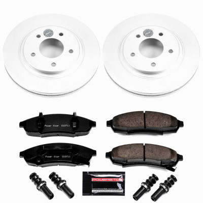 Power Stop 95-96 Buick Regal Front Z23 Coated Brake Kit - CPK3018-23 Photo - Primary