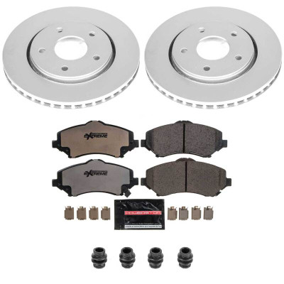 Power Stop 08-16 Chrysler Town & Country Front Z36 Coated Truck & Tow Brake Kit - CPK3118-36 Photo - Primary