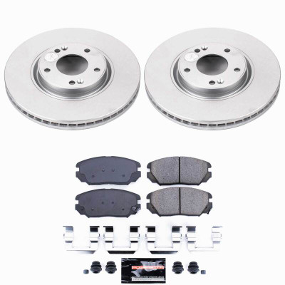 Power Stop 06-11 Hyundai Azera Front Z23 Coated Brake Kit - CPK4646-23 Photo - Primary