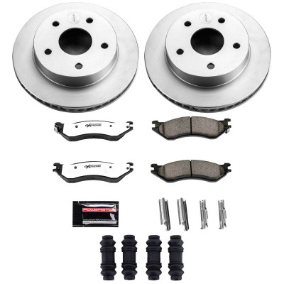 Power Stop 00-01 Dodge Ram 1500 Front Z36 Coated Truck & Tow Brake Kit - CPK5143-36 Photo - Primary