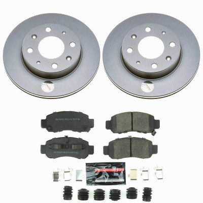 Power Stop 00-06 Honda Insight Front Z23 Coated Brake Kit - CPK5224-23 Photo - Primary