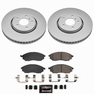 Power Stop 05-12 Infiniti FX35 Front Z23 Coated Brake Kit - CPK5264-23 Photo - Primary