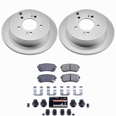 Power Stop 10-15 Hyundai Tucson Rear Z23 Coated Brake Kit - CPK5394-23 Photo - Primary