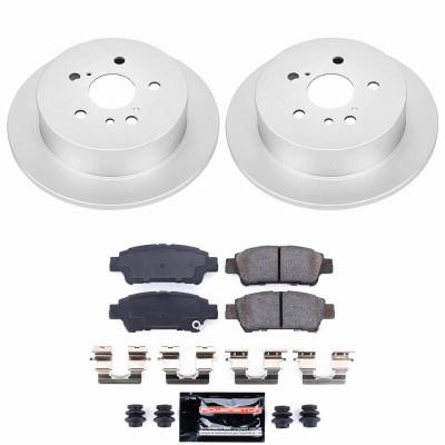Power Stop 04-10 Toyota Sienna Rear Z23 Coated Brake Kit - CPK5498-23 Photo - Primary