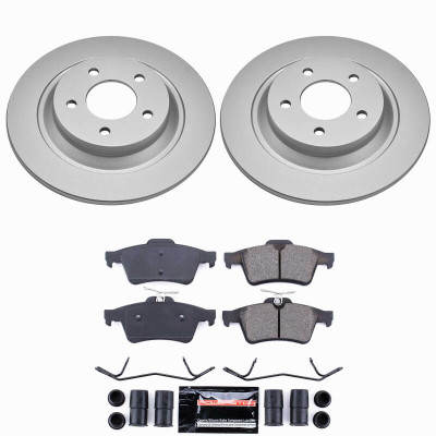 Power Stop 08-10 Mazda 5 Rear Z23 Coated Brake Kit - CPK5842-23 Photo - Primary
