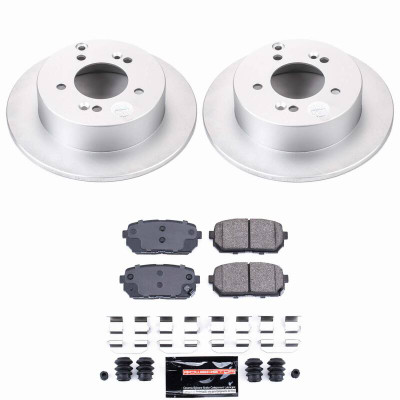 Power Stop 07-10 Kia Rondo Rear Z23 Coated Brake Kit - CPK5853-23 Photo - Primary