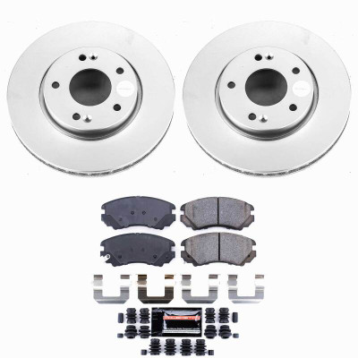 Power Stop 10-11 Kia Soul Front Z23 Coated Brake Kit - CPK5913-23 Photo - Primary