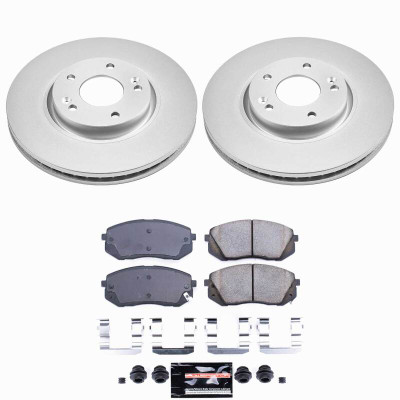 Power Stop 10-15 Hyundai Tucson Front Z23 Coated Brake Kit - CPK6087-23 Photo - Primary