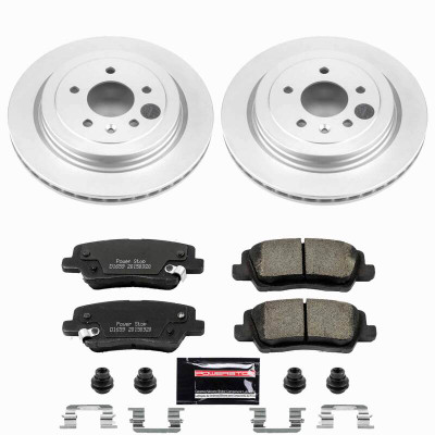 Power Stop 13-18 Cadillac ATS Rear Z23 Coated Brake Kit - CPK6385-23 Photo - Primary
