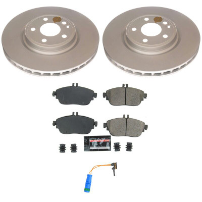 Power Stop 17-19 Infiniti QX30 Front Z23 Coated Brake Kit - CPK7674-23 Photo - Primary