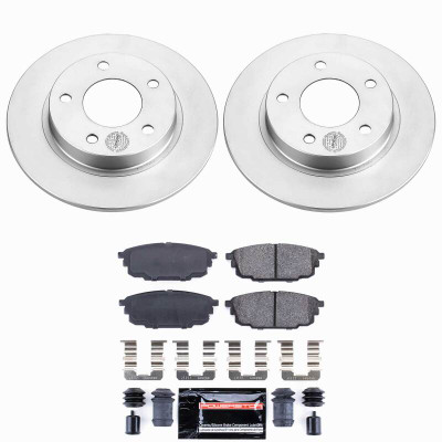 Power Stop 01-03 Mazda Protege Rear Z23 Coated Brake Kit - CPK792-23 Photo - Primary