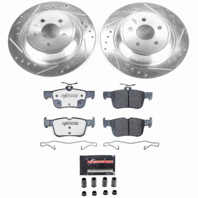 Power Stop 15-21 Ford Edge Rear Z36 Truck & Tow Brake Kit - K7417-36 Photo - Primary