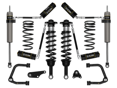 ICON 2024 Toyota Tacoma 1.25-3in Stage 4 Suspension System - Tubular Overland Rear Coils - K53294TX Photo - Primary