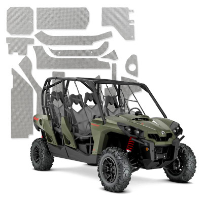DEI 16-21 Can-Am Commander 800R/1000R Max Heat Shield Kit - 901061 Photo - Primary