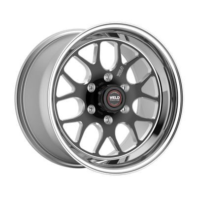 Weld S77 HD 15x10 / 5x135 / 5.5 BS / 3.54 HB - Black Center - Polished Shell - Non-BL Wheel - 77MB-510G55C Photo - Primary