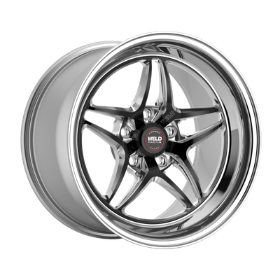 Weld S81 18x11 / 5x120.65 / 6.6 BS / 3.18 HB - Black Center - Polished Shell - Non-BL Wheel - 81HB8110B66A Photo - Primary