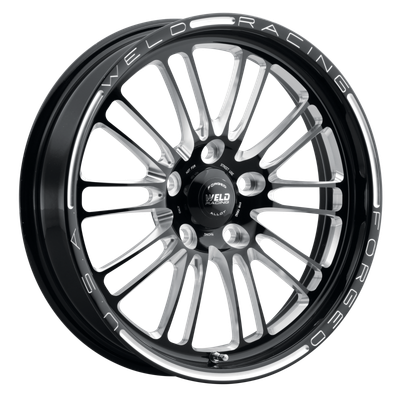 Weld RPM Frontrunner 15x3.5 / 5x4.75 / 1.75 BS / 3.18 HB - Gloss Black Milled - Non-BL Wheel - 85C-15274-B Photo - Primary